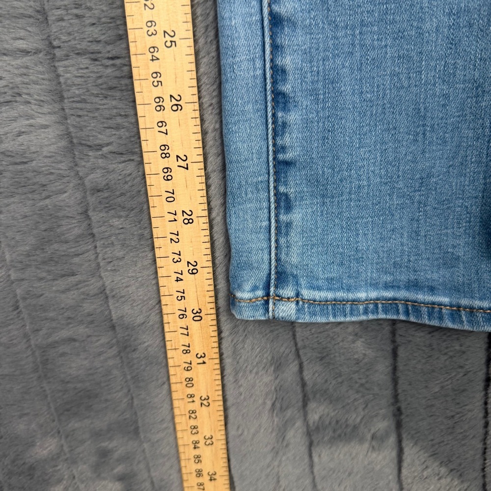 American Eagle Super Stretch Skinny Jeans Womens 6 Regular Light Wash Denim - Picture 5 of 10